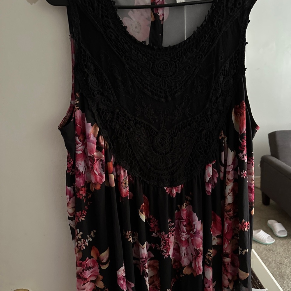 Flowers and flowy shirt